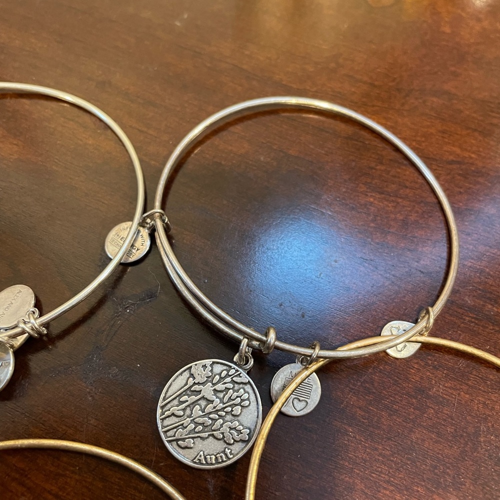 Alex & Ani Bracelets.  6 total